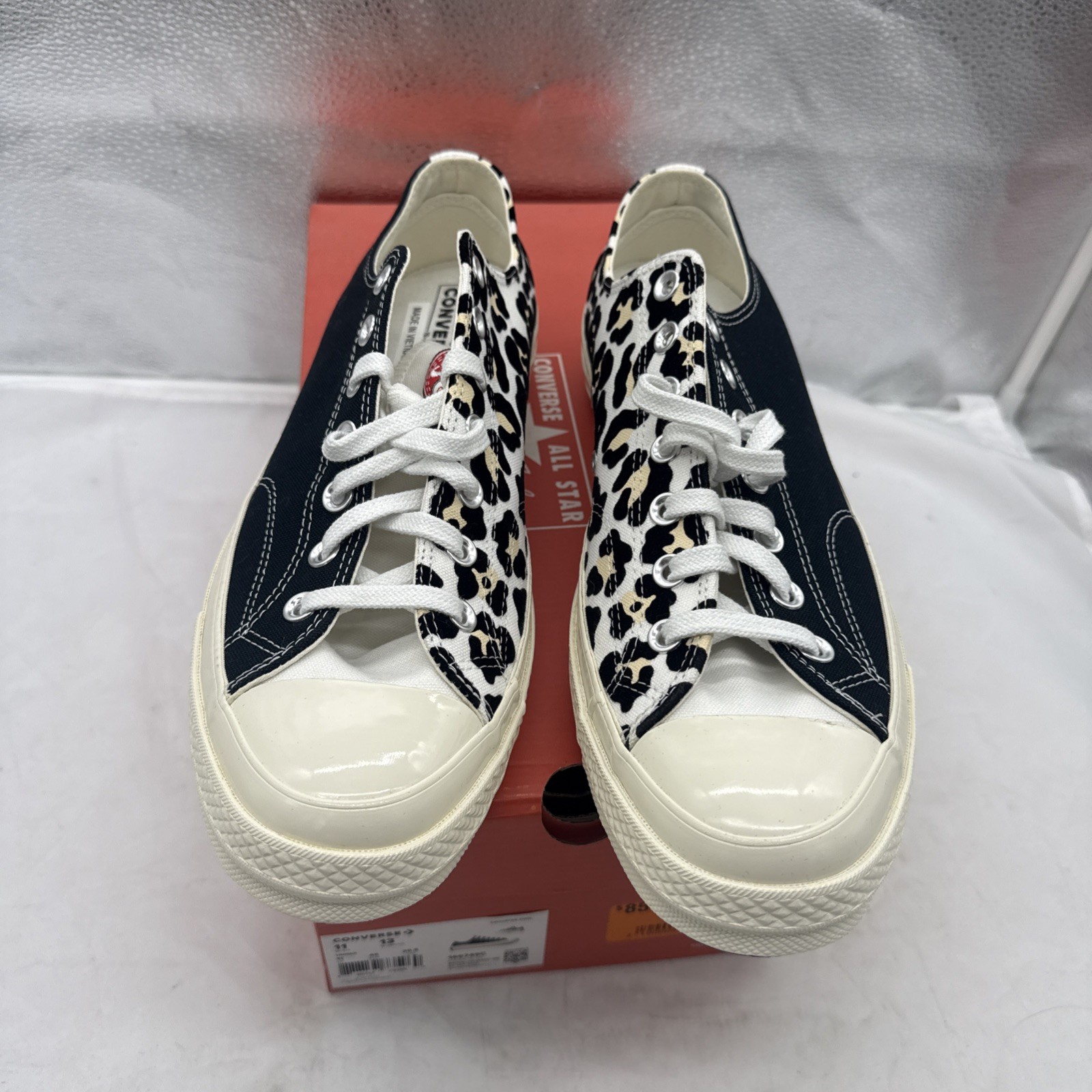 Converse CTAS 70 OX 166749C Black Leopard Casual Shoes Sneakers Size 11 Unisex