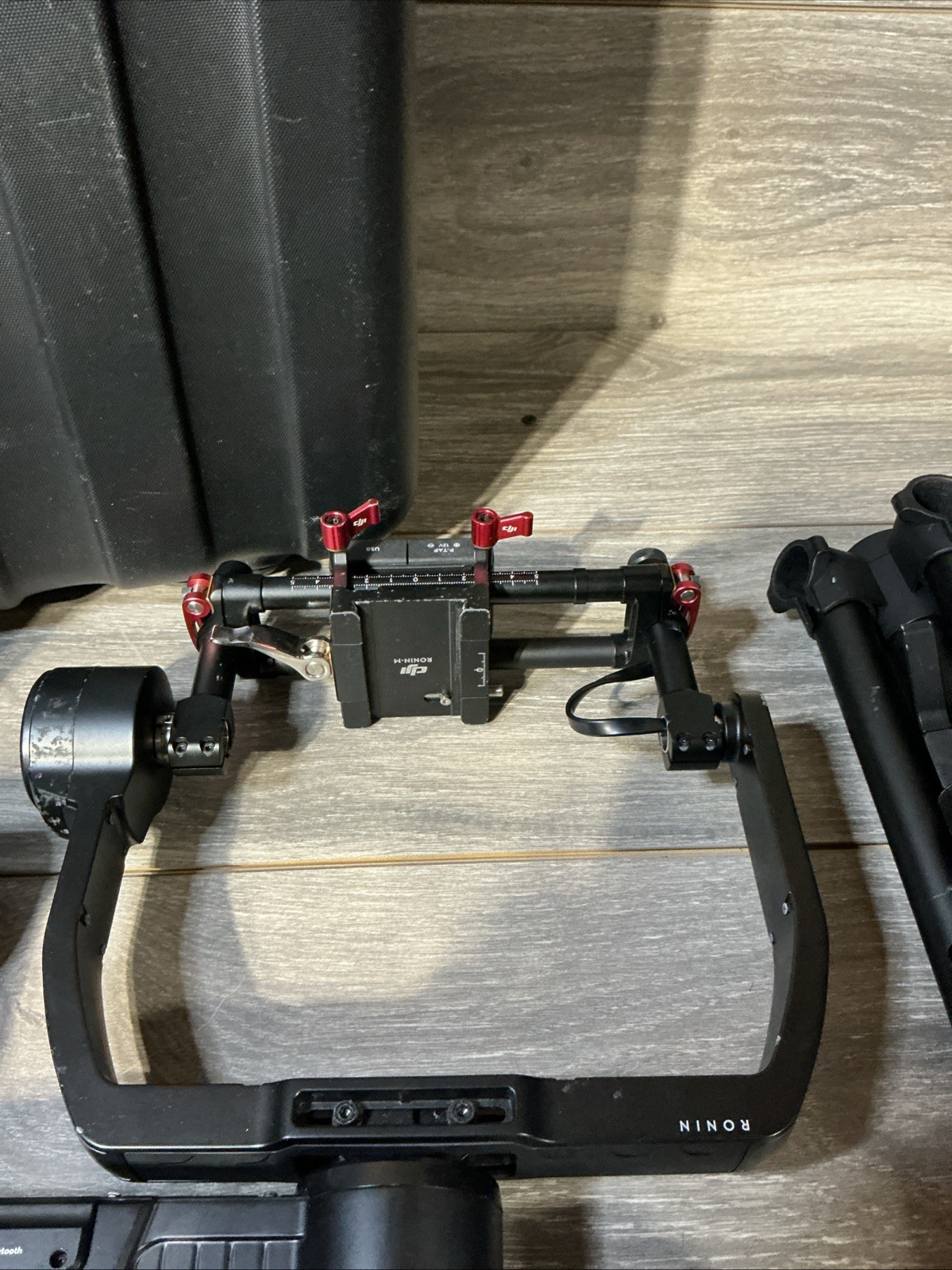DJI Ronin M Gimbal Camera Stabilizer With Battery Remote Stand - Tested No Chrgr