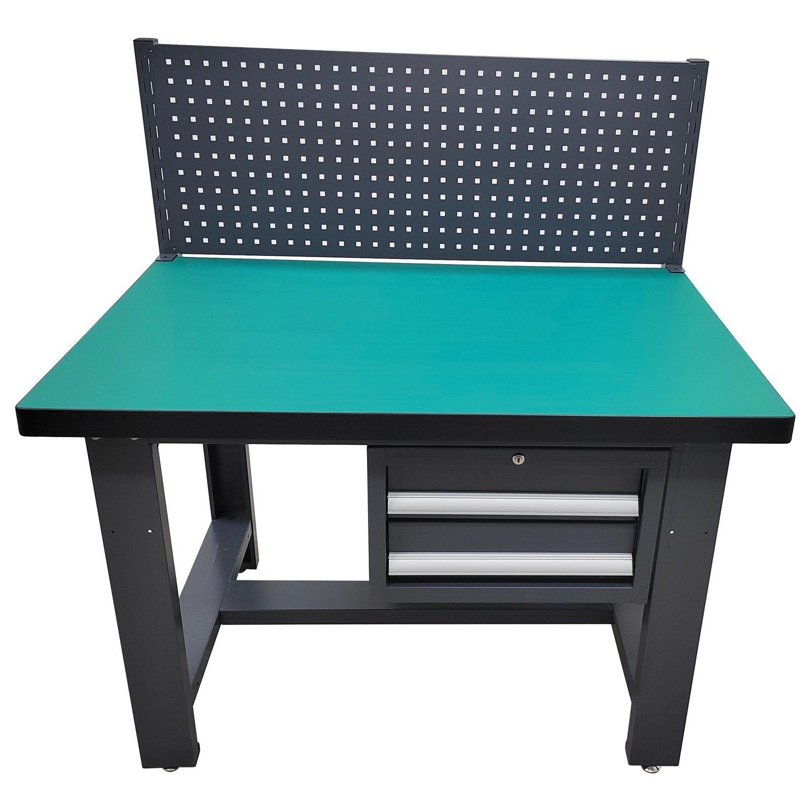 Assembly Line Work Table 47"*29.5" Anti-static Workbench 2200lbs Load 2 Drawers