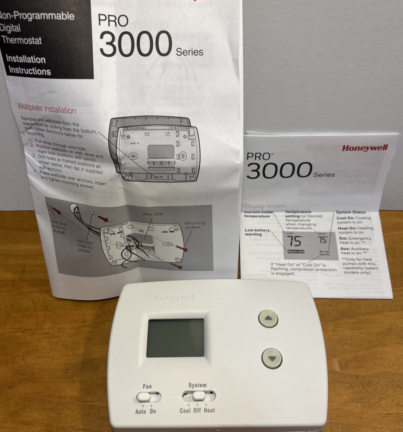HONEYWELL TH3110D1008 PRO 3000