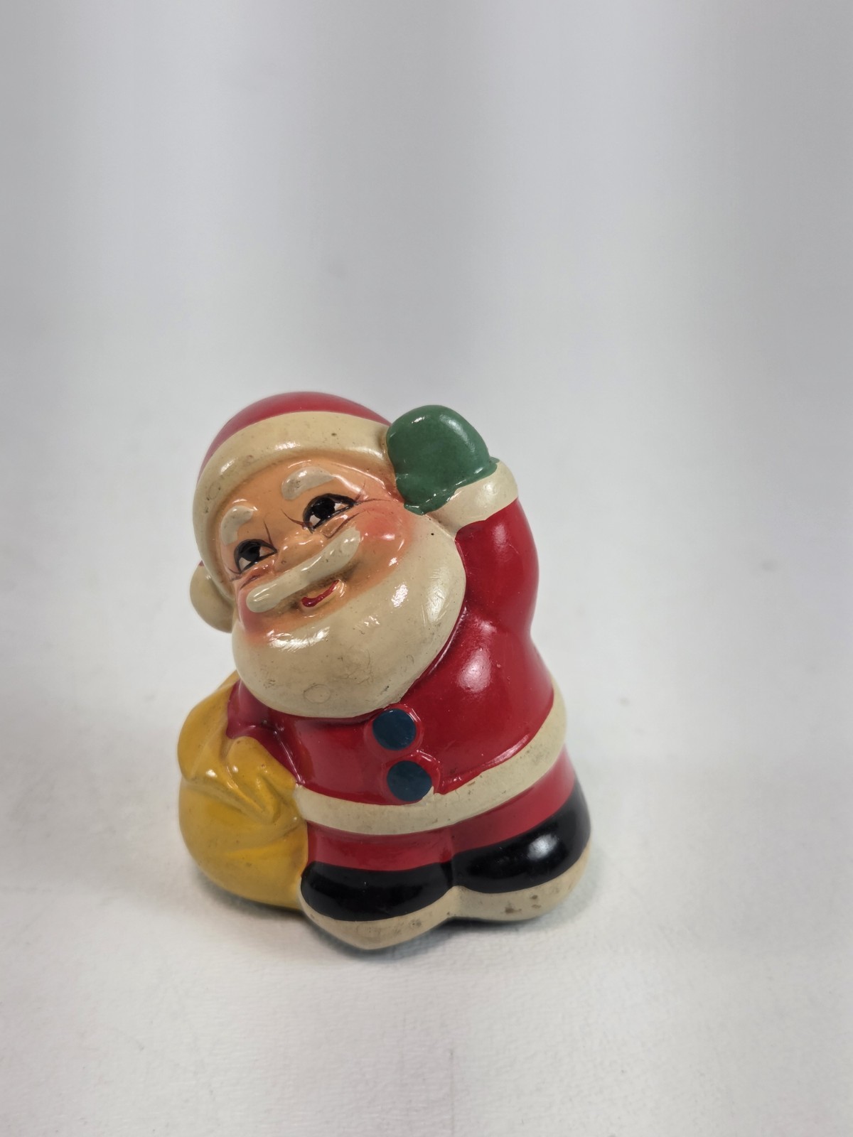 Vtg Santa Claus Pencil Sharpener 1980s 2" Tall Christmas