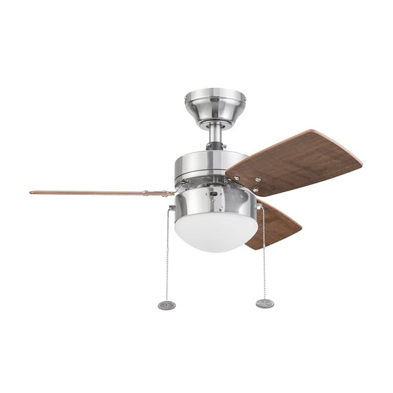Better Homes&Gardens 30 Saint Nickel Modern LED Angled Contemporary Ceiling Fan