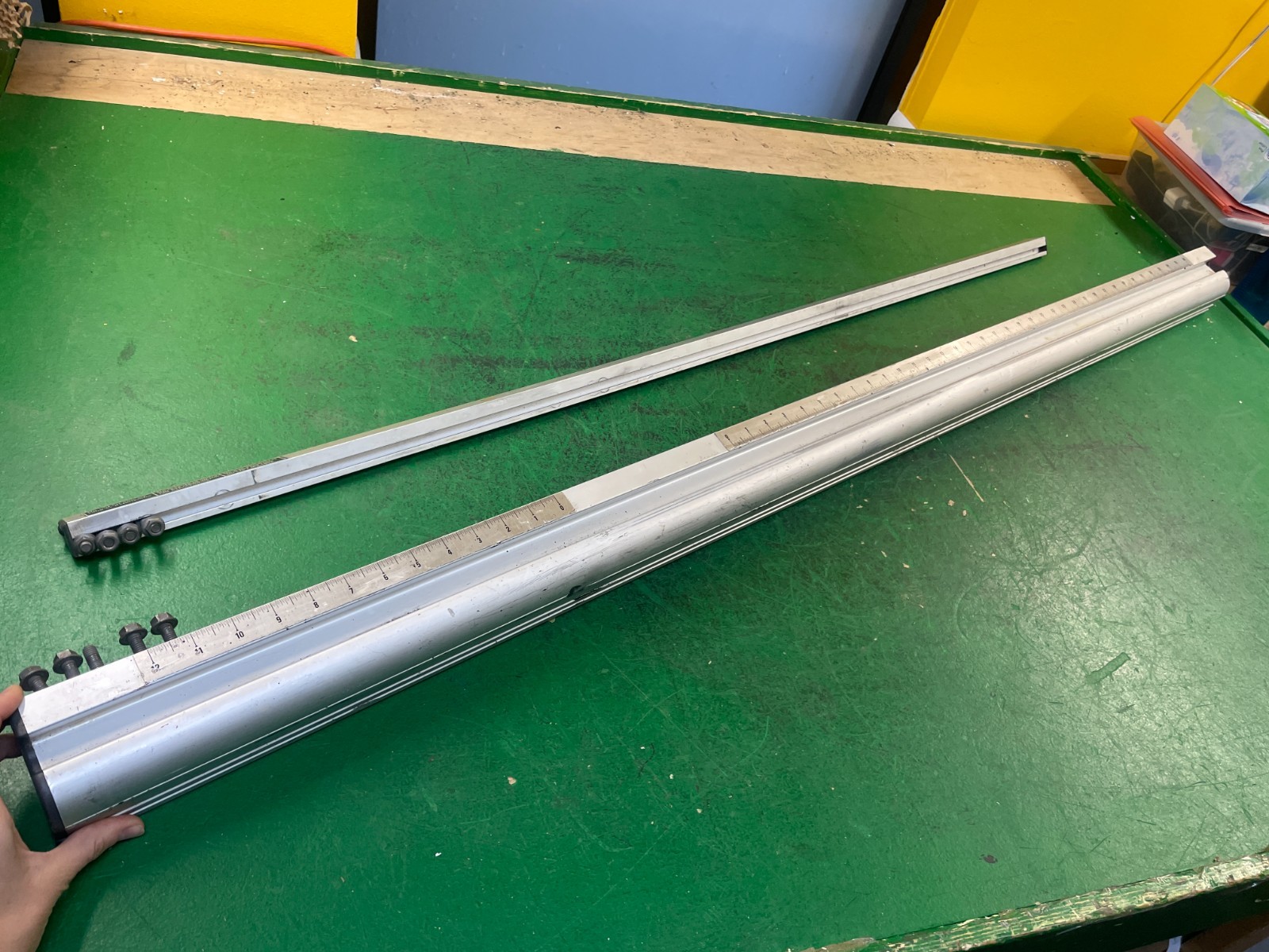 Ridgid TS3612 or TS3650 or TS3660 Table Saw Aluminum GUIDE RAILS