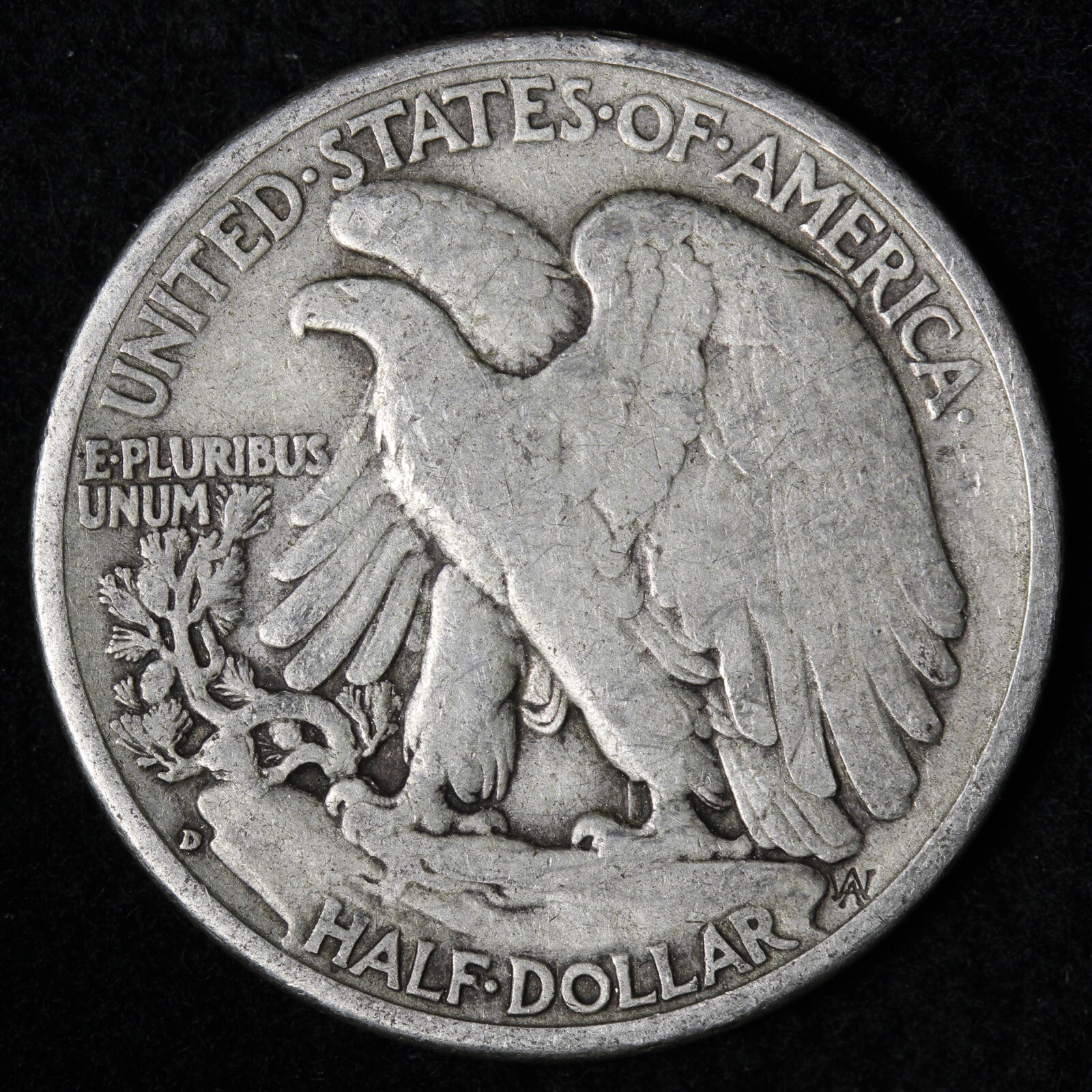 1937-D Walking Liberty Half Dollar Nice Circulated Condition