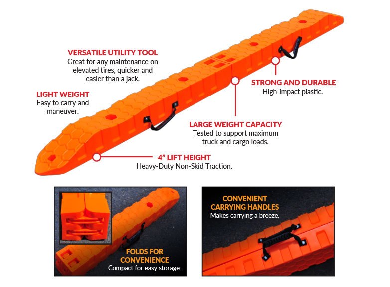 Tandem Wheel Chain Ramp