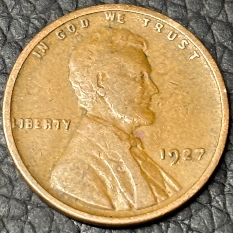 1927-P Lincoln Wheat Cent Penny Fine - VF Vintage Early 1900s Copper Vintage 1C
