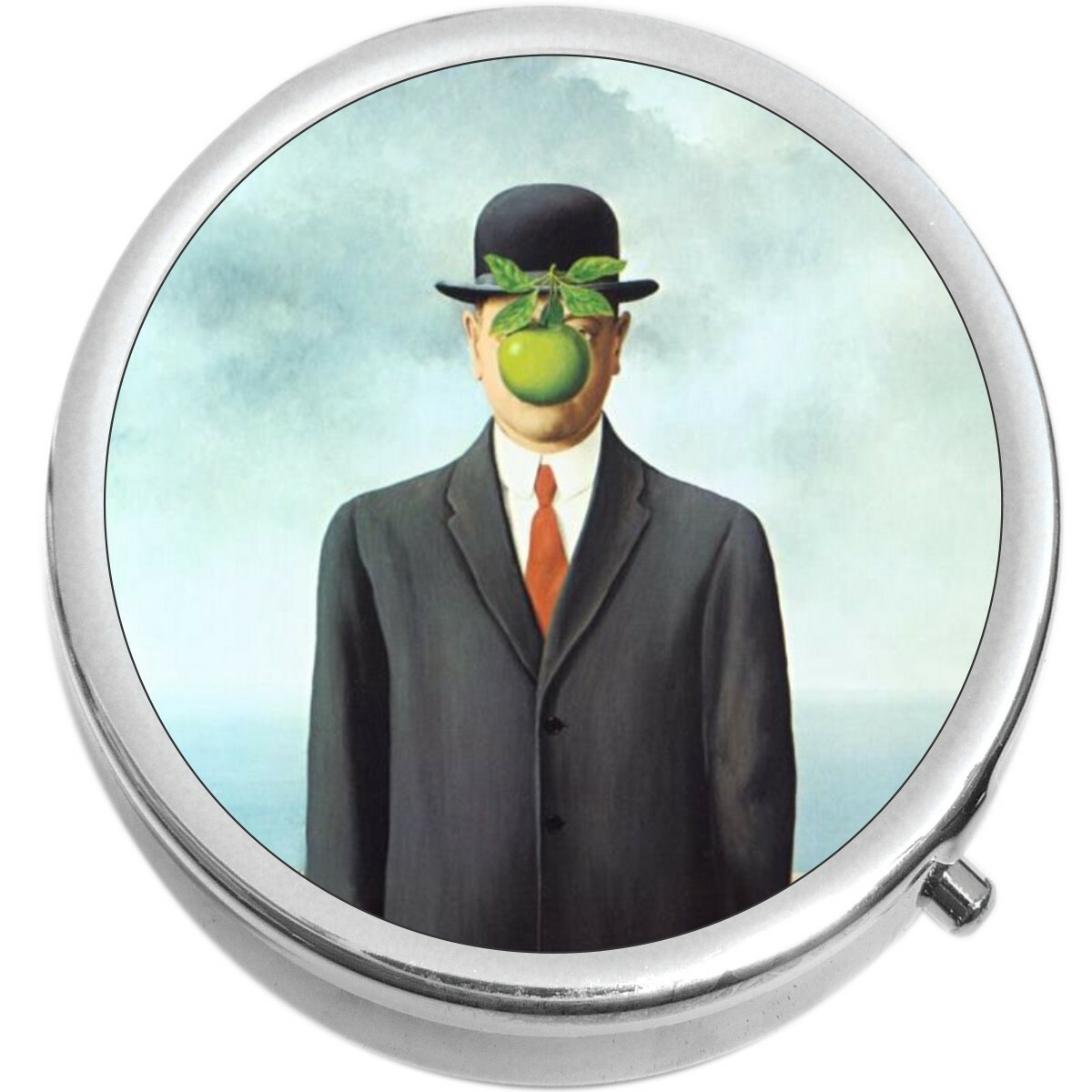 Rene Magritte Son of Man  Medicine Pill Box
