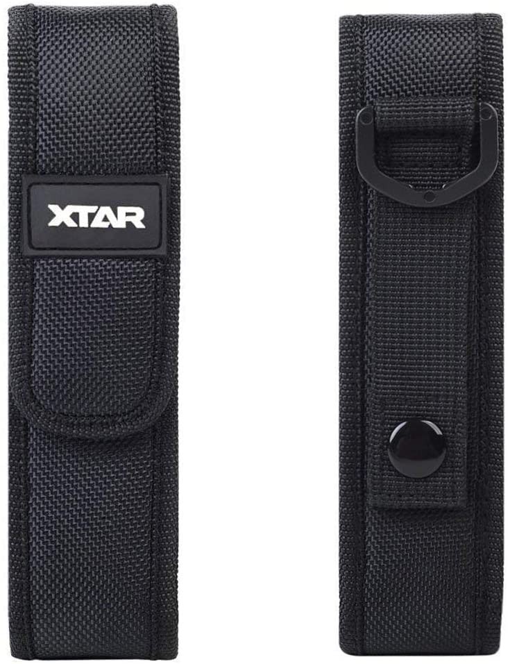 2-Pack Flashlight Battery Pouch Holster Holder for 6.5"-8" Flash Light...