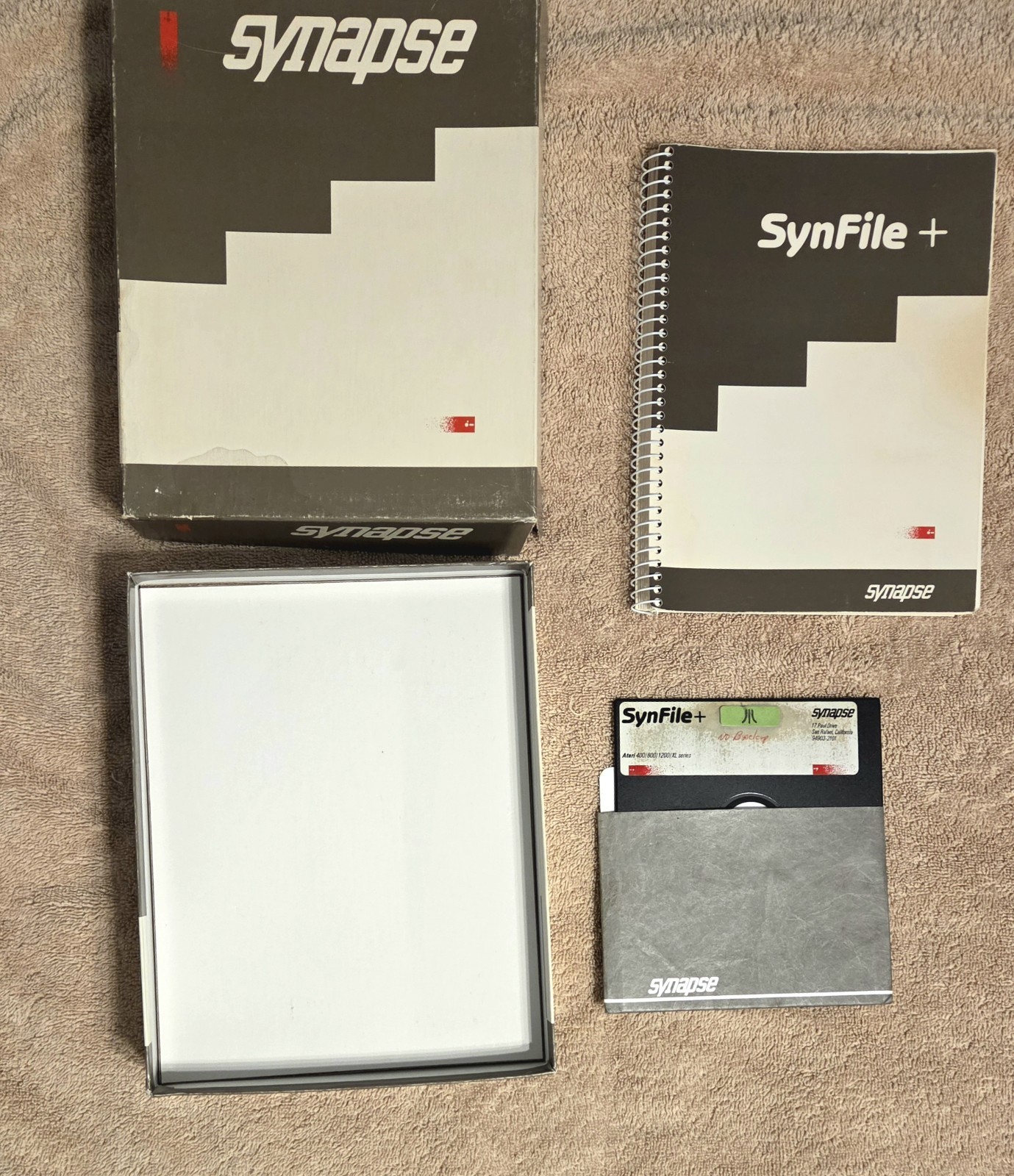SynCalc, SynFile+, SynTrend with SynStat & SynGraph by Synapse for Atari