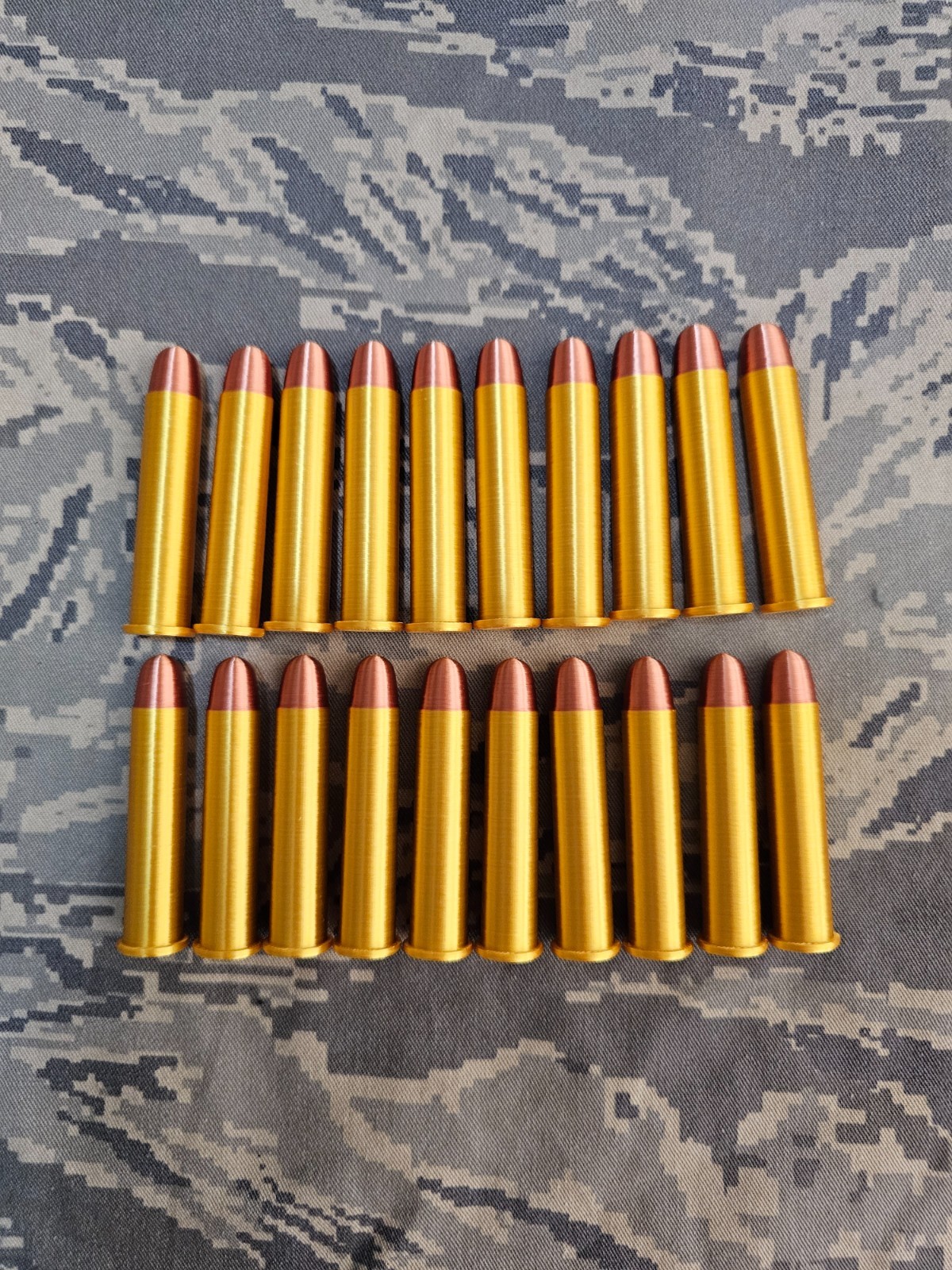 20pcs Replica .45-70 Govt. Rounds For Airsoft, Military Displays, Movie Props