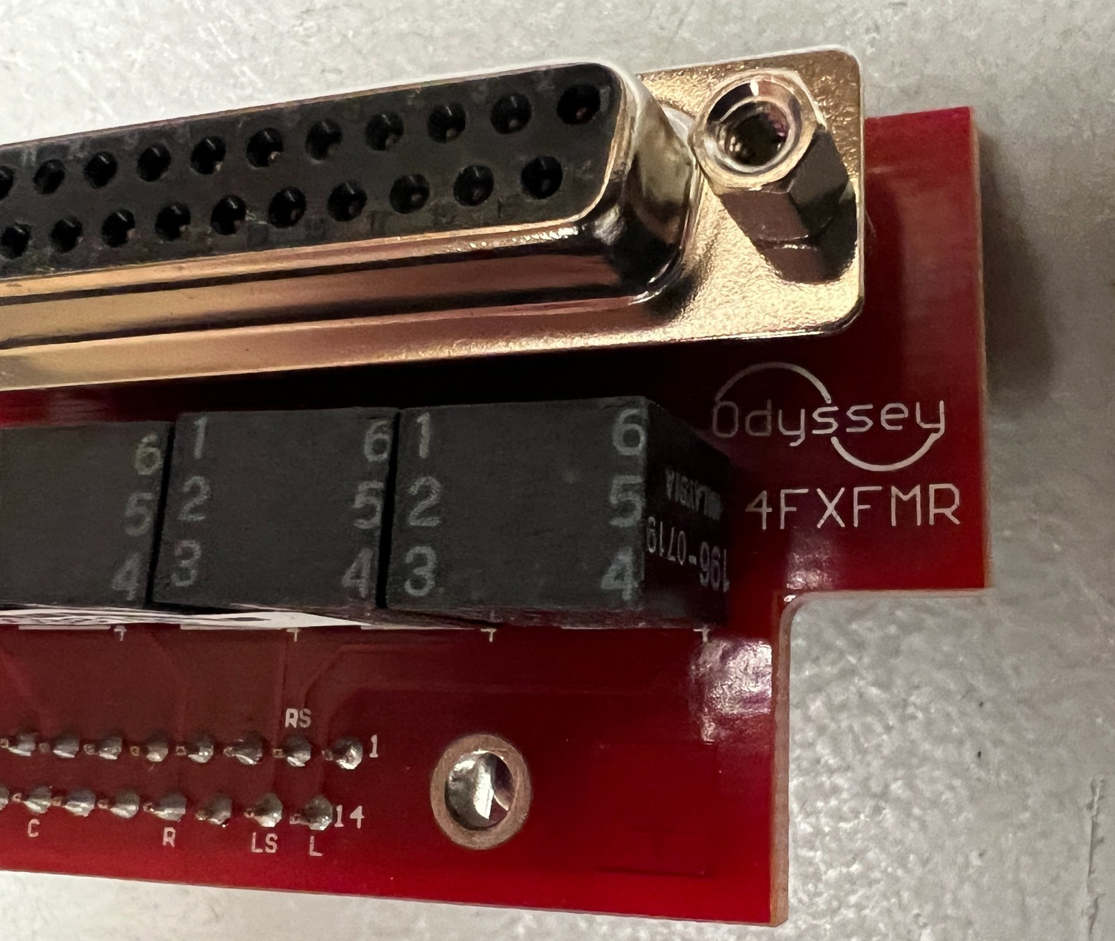 Odyssey 4FXFMR Analog Input Transformer Isolator Board Dolby USL DTS