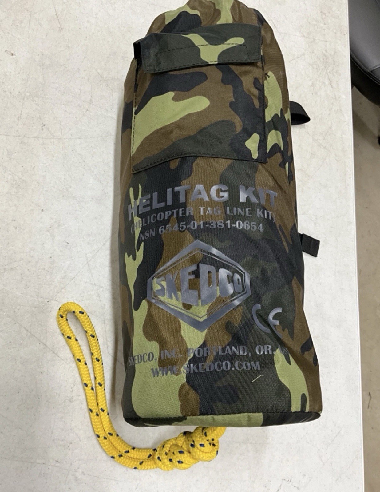 Skedco Helitag Kit 6545-01-381-0654 Helicopter Tag Line Kit Camouflage New