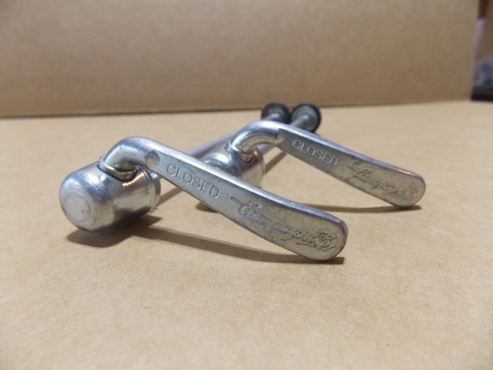 Vintage Campagnolo Road Bike Skewers 9mm Diameter 100/130 Spacing Campy lrl13