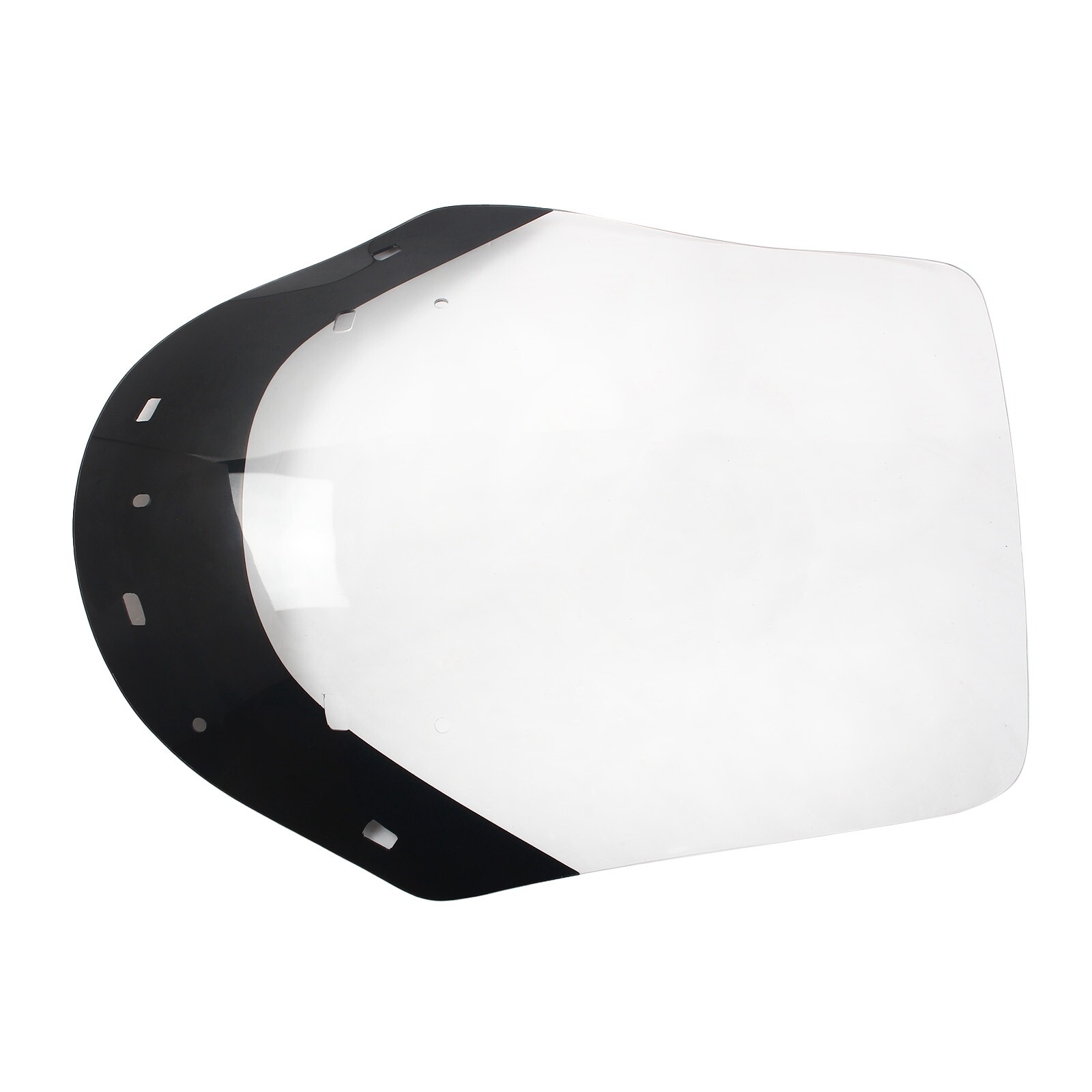 1×Windshield Screen Double Bubble For SUZUKI BURGMAN 650 2006-2012 Black&Clear