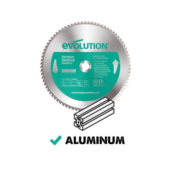 Evolution 12BLADEAL 12" TCT Blade Cutting Tool