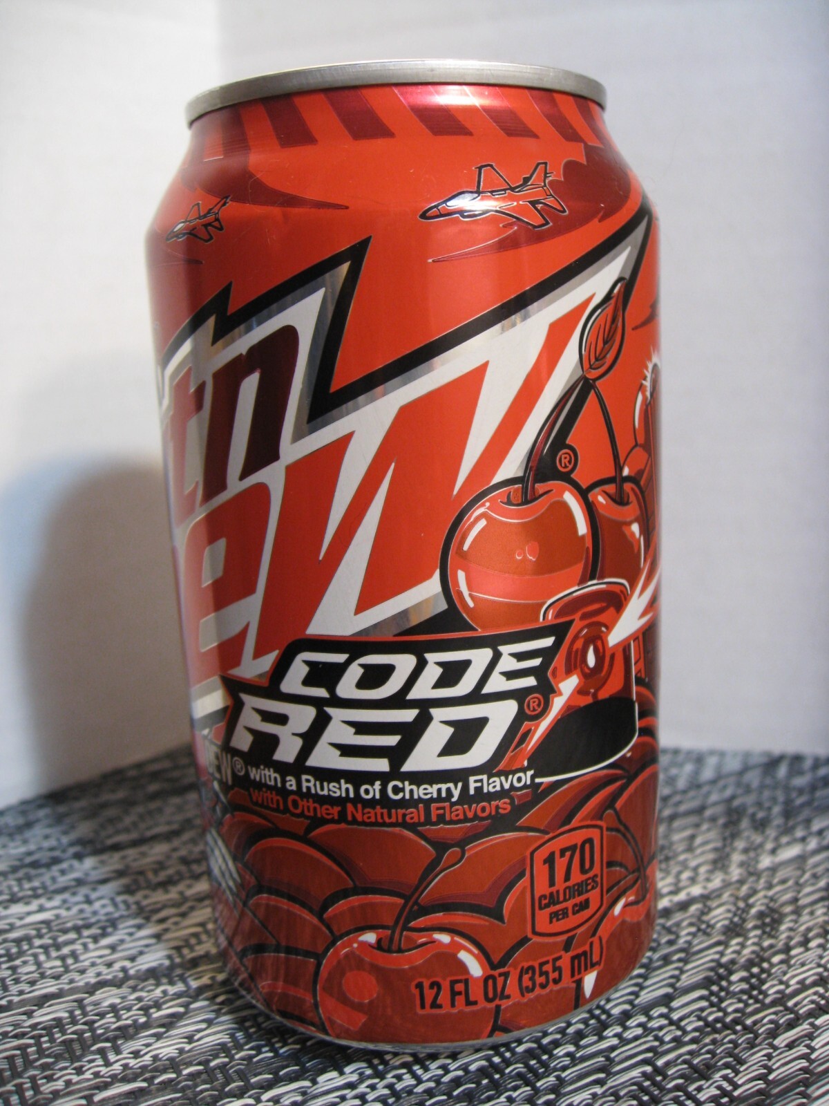 Mountain Dew EMPTY 12 oz. Can - Code Red - New graphics - 2023