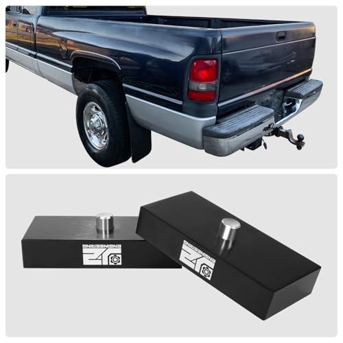 1" Rear Leaf Spring Leveling Lift Blocks Compatible With Dodge Ram 1500 94