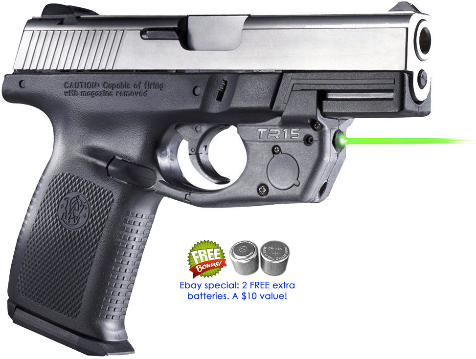 ArmaLaser TR15G TR15-G / TR15GS Green Laser Sight for S&W SIGMA SW9VE & SW40VE
