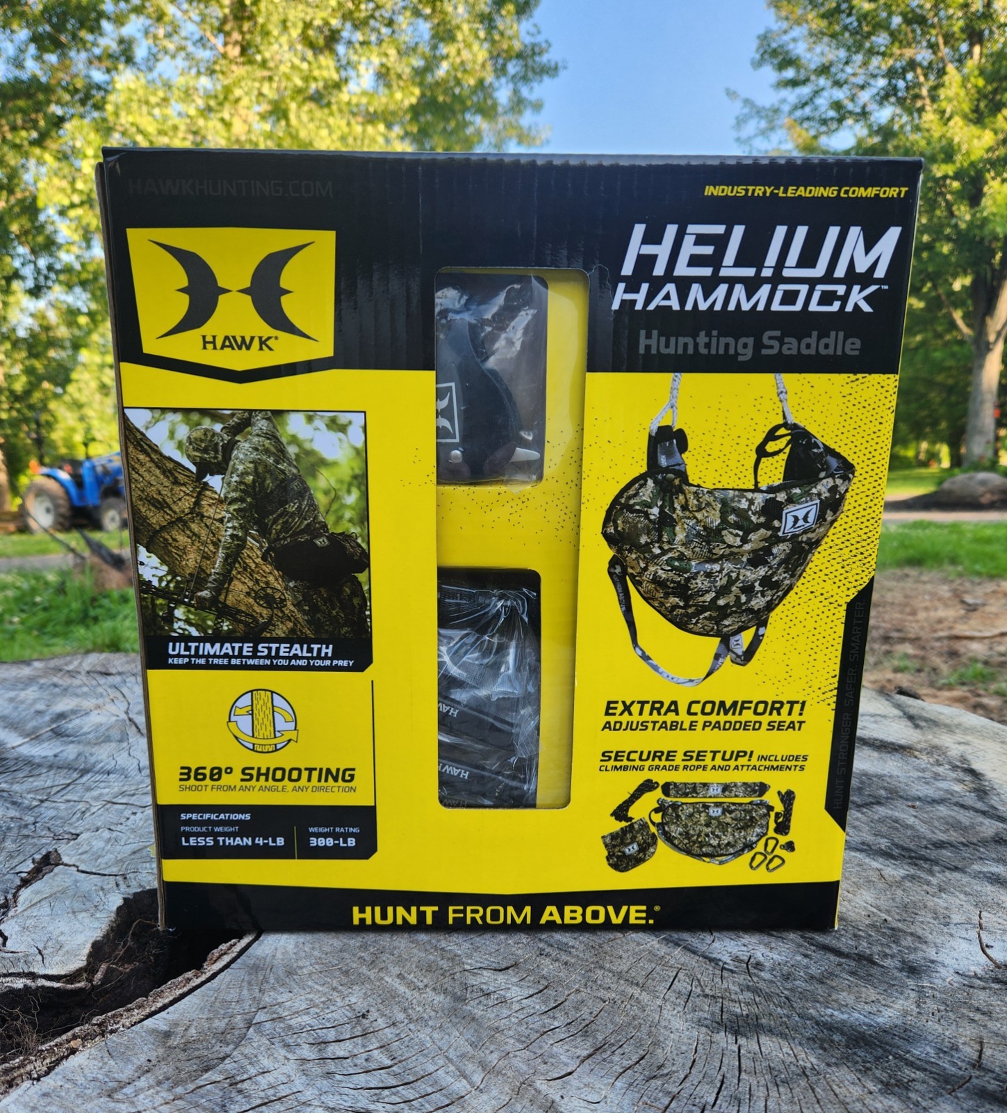 Hawk Helium Hammock Saddle Hunting Kit 360 Shooting Portable Lightweight