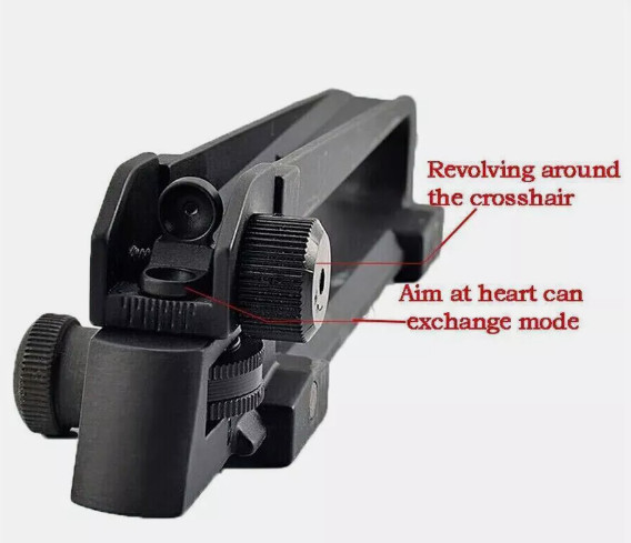 Aluminum Alloy Carry Handle Sight Carry Handle Mount Removable Adjust