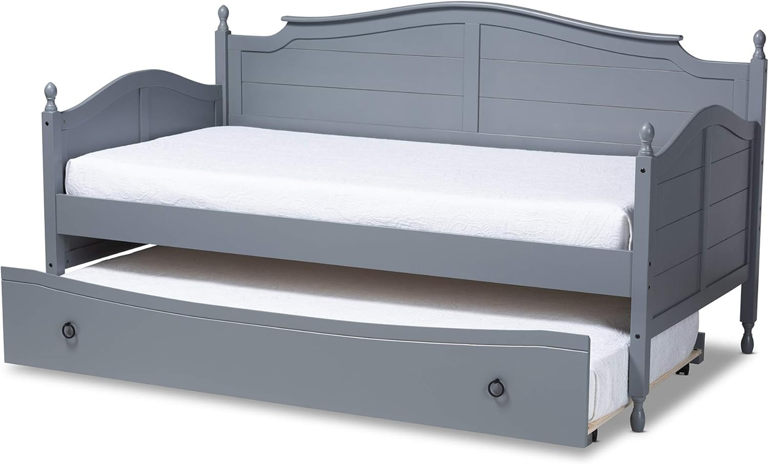 Stylish Grey Single Daybed for Comfortable Sleeping and Relaxing