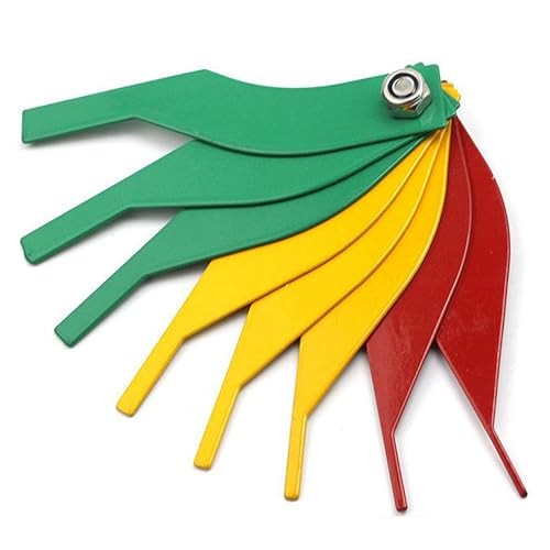 Automotive Brake Pad Wear Measurement Kit - Color-Coded Gauges with Both SAE &