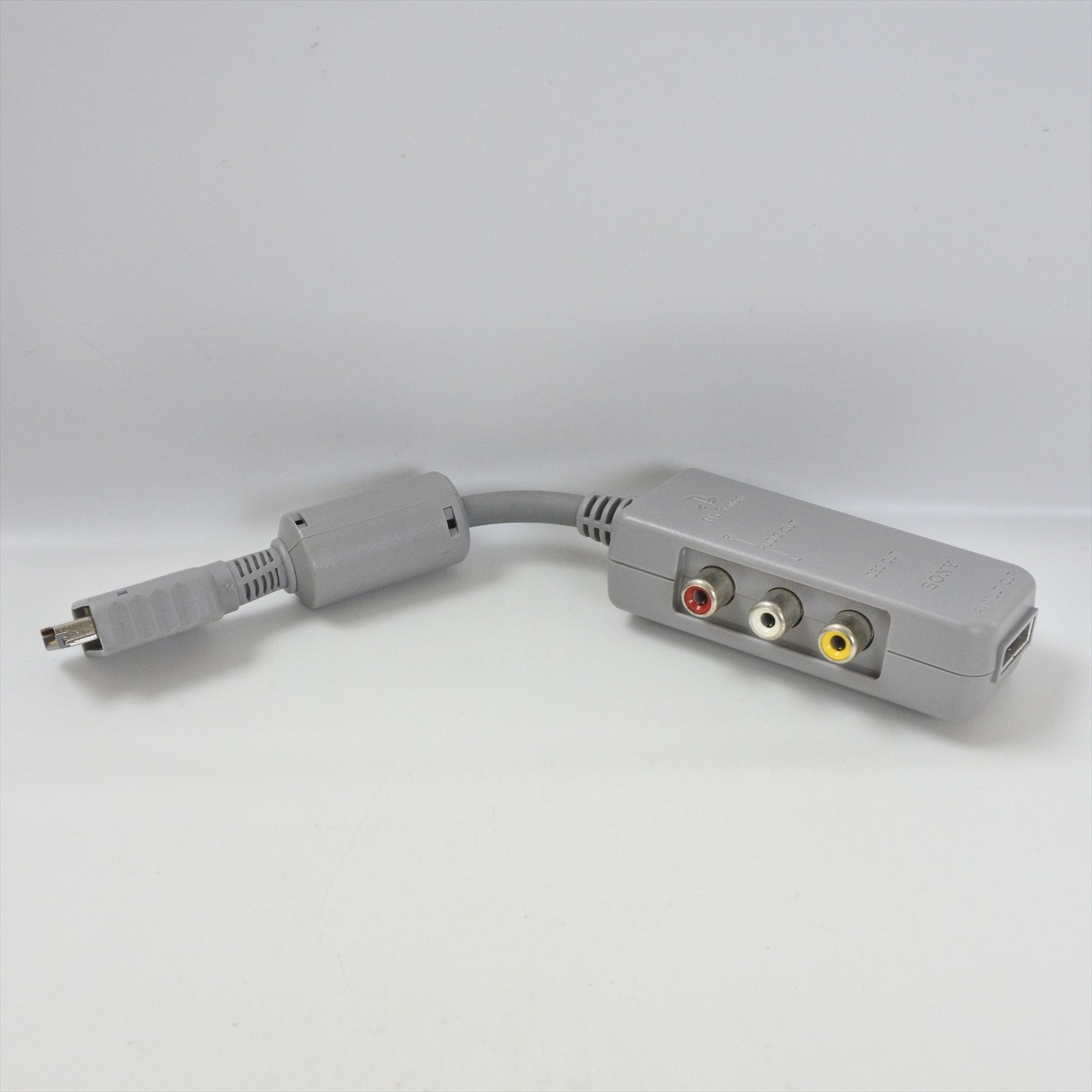 PS1 Official AV ADAPTOR SCPH-1160 SONY for Playstation SCPH-5500 Only C 2462