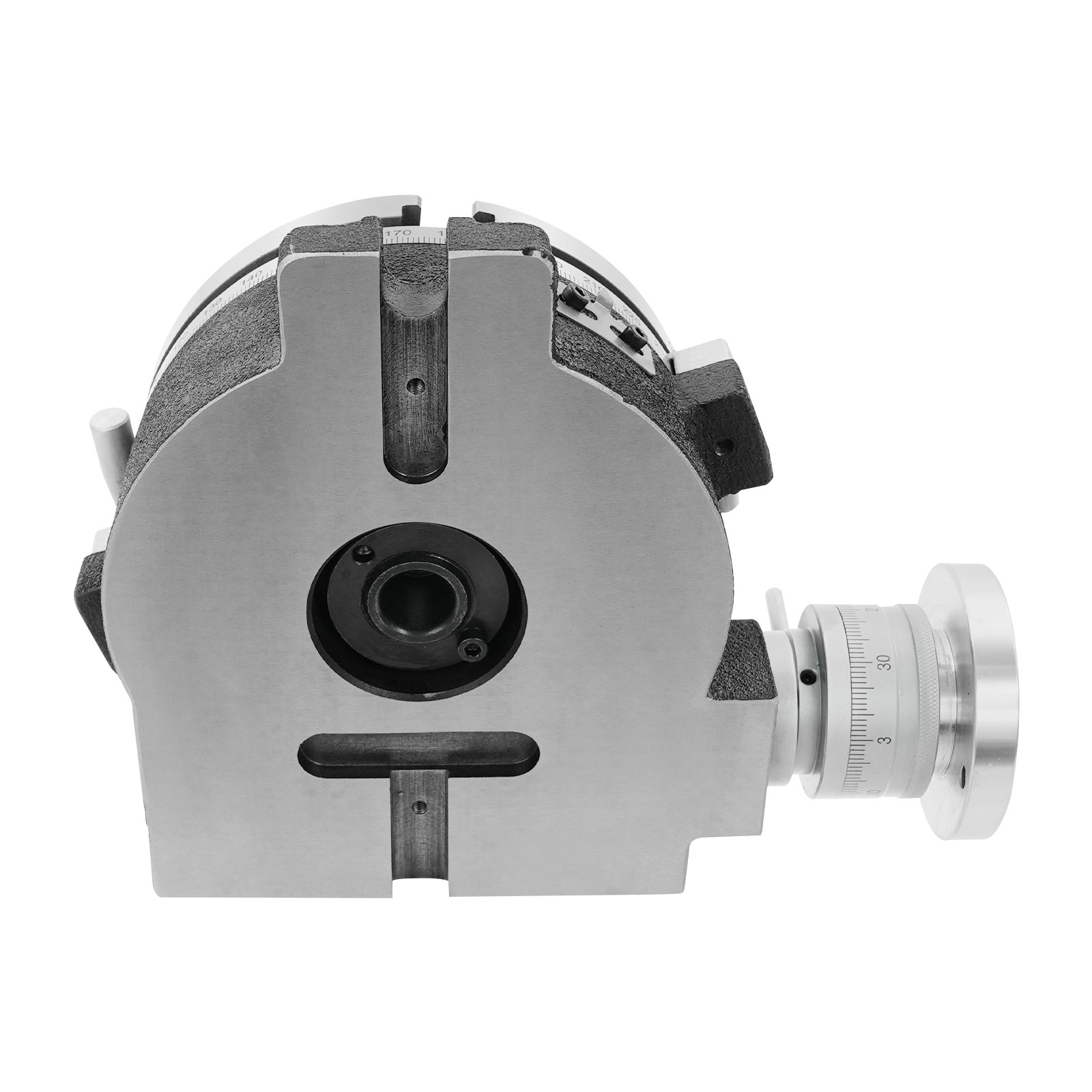 Precision-Adjustable Rotary Table, 3 T-Slots Rotary Table for Milling Machine