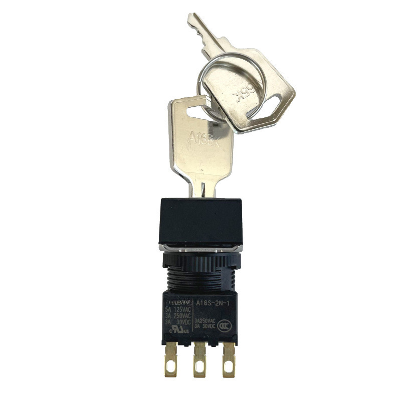 1PC For OMRON A165K-A2AL-1 Key Selector Switch 2-speed Auto Reset