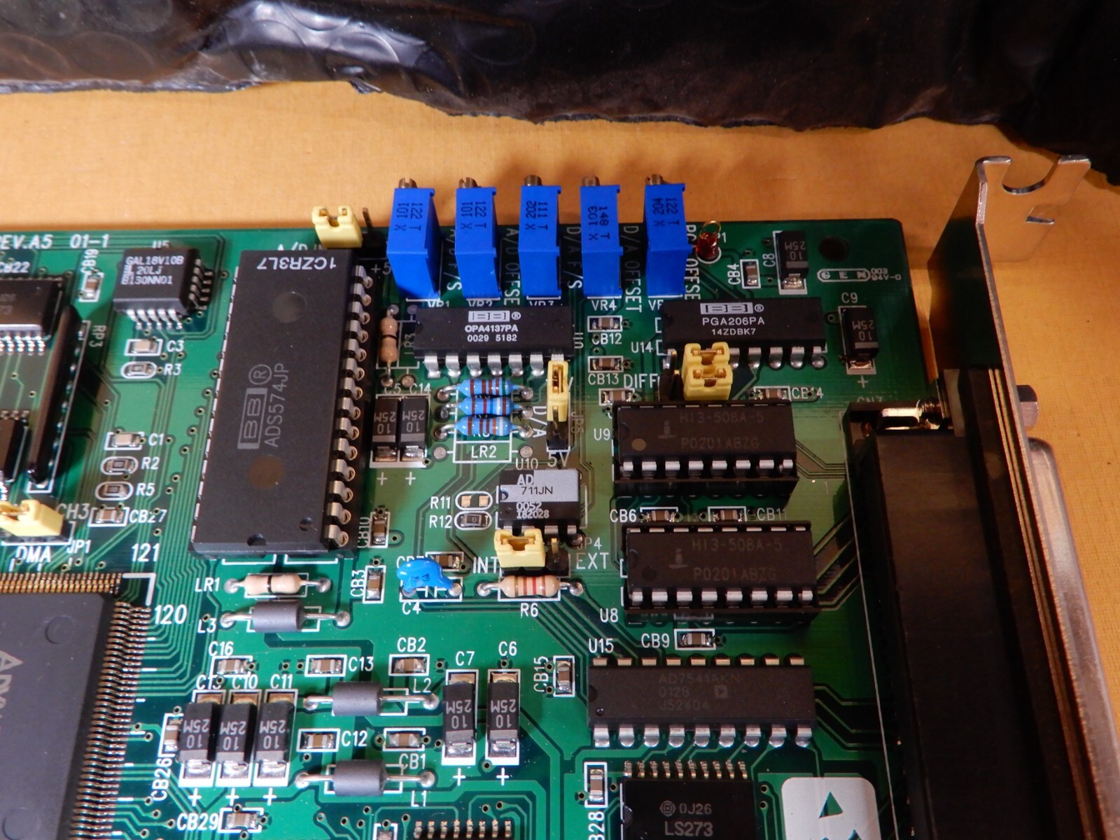 Advantech PCL-818L DAQ Card Fried During Testing AS IS