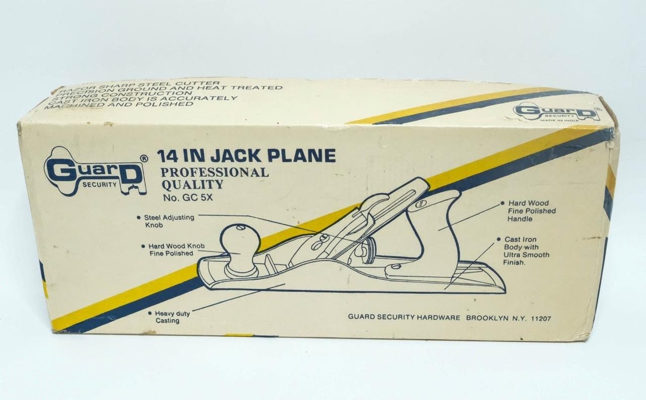 Guard Security 14" Jack Plane. NEW in box. - Brooklyn NY.