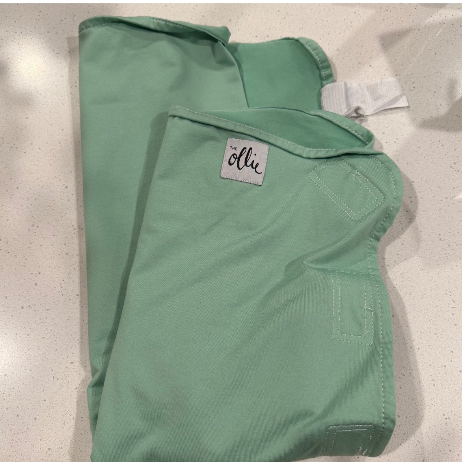 The Ollie Swaddle Adjustable Infant Sleep Sack Mint Green Wrap One Size