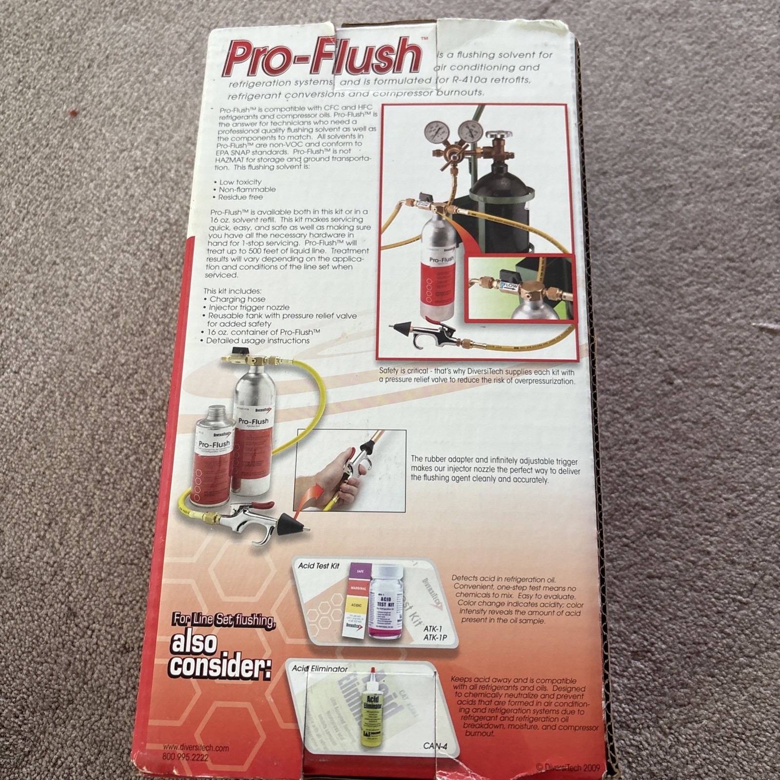 Diversitech Pro Flush HVAC Solvent Flushing Kit