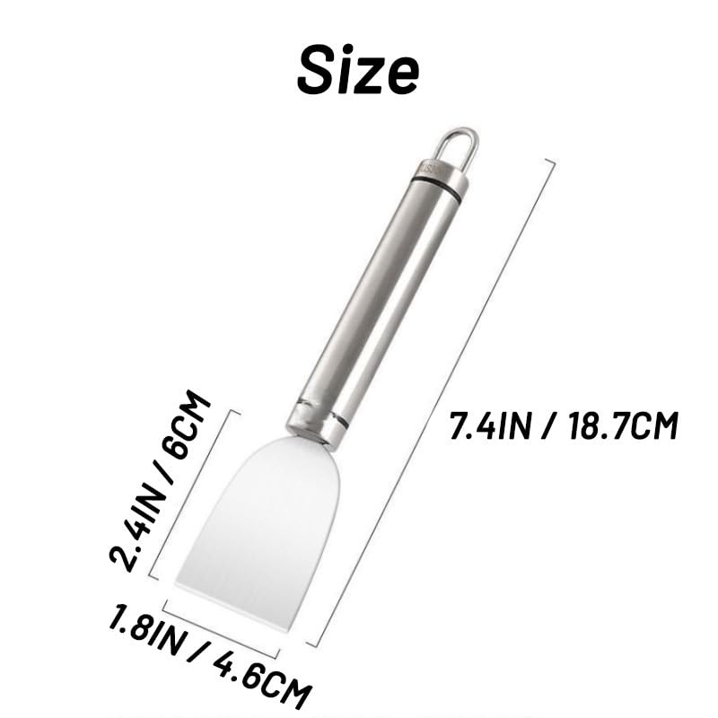 2 Pack Stove Scraper for Tough Case - Wide Using Stainless Steel for...