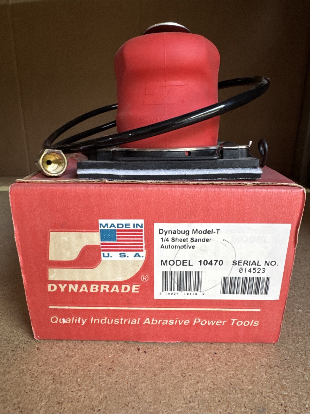 Dynabrade 10470 Dynabug, Model T Air Sander***FAST FREE SHIPPING***READ***