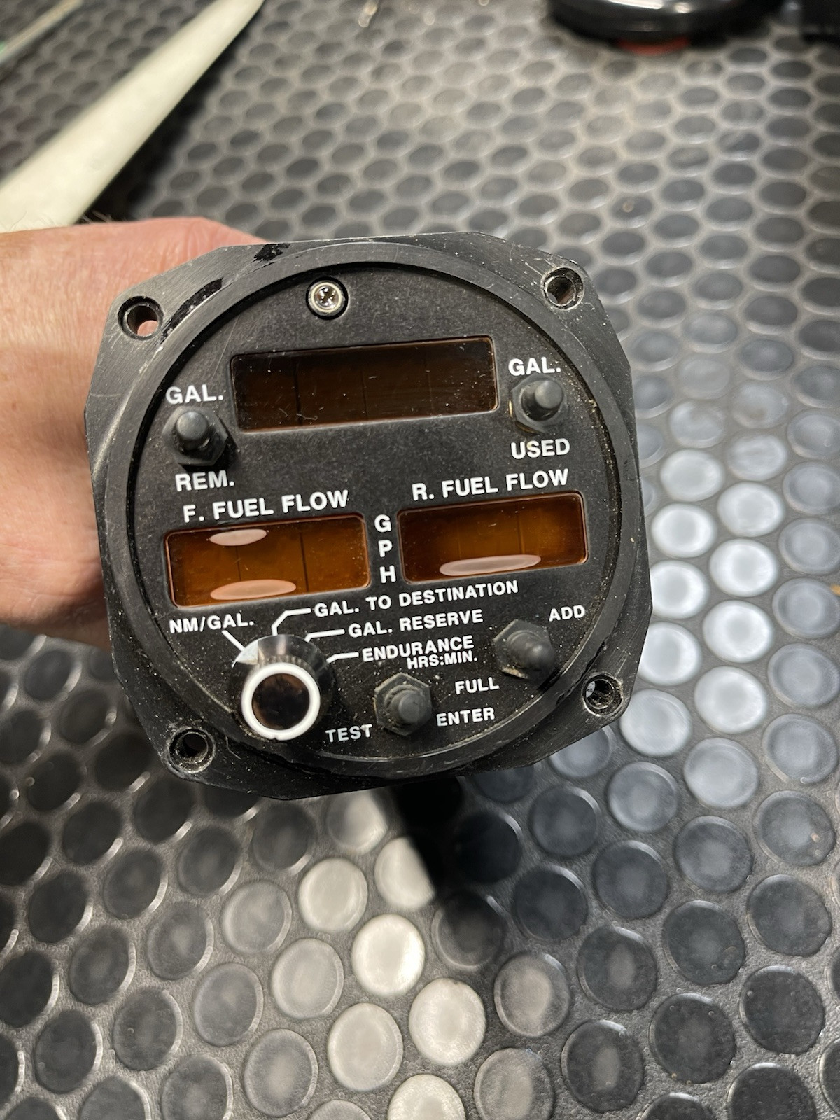 Shadin 910539P  Twin Engine Fuel Flow Indicator, Cessna, Piper, Beech