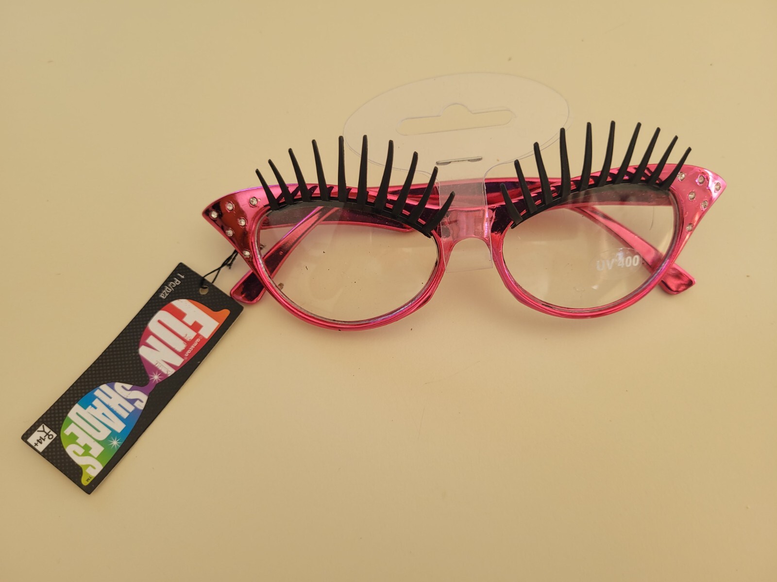 FUN SHADES Party Glasses Costume Women Sunglasses Eyelash Rhinestone Sunglasses