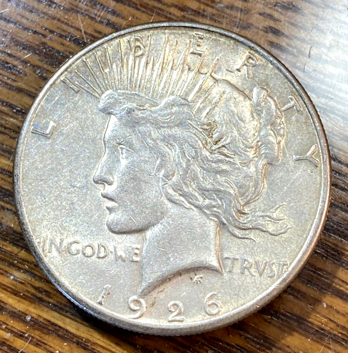 1926-S Peace Dollar Nice Original White Very Choice AU CHRC