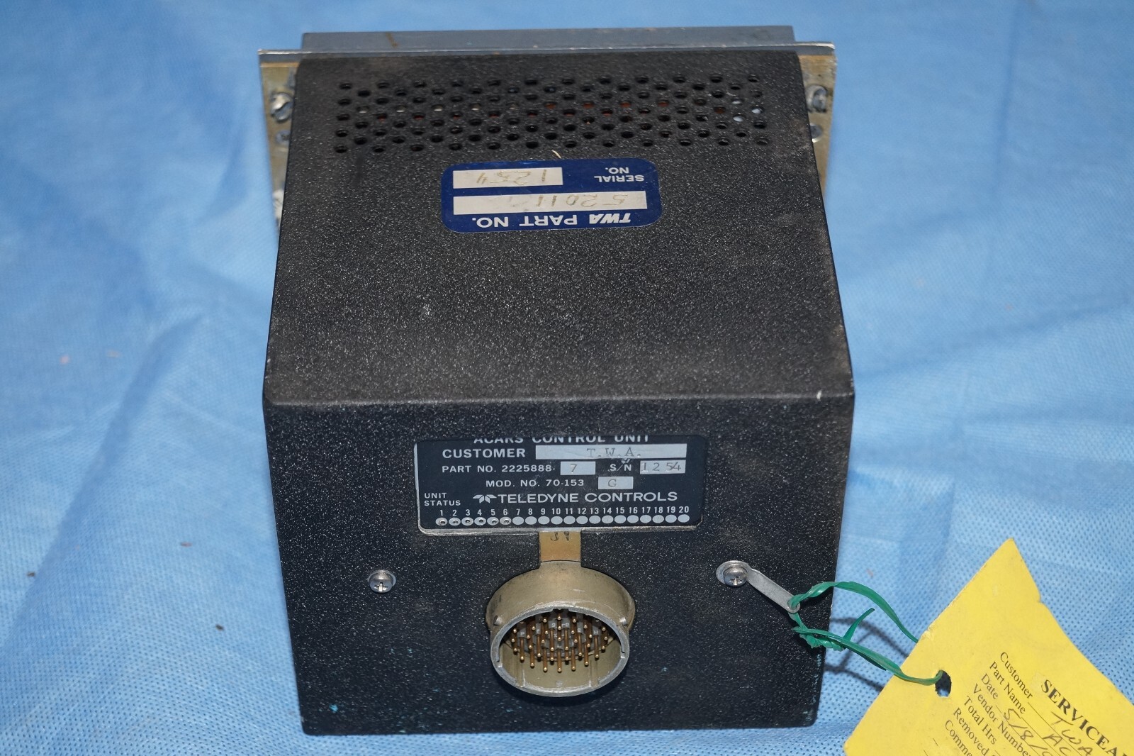 ACARS Control Unit 2225888-7 Servicable As Removed Teledyne DC9 TWA