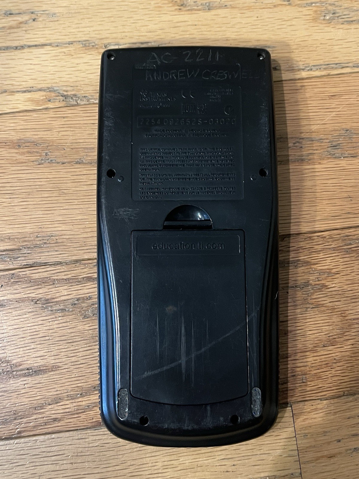 Texas Instruments TI-83 Plus Black Graphing Calculator with case works See Pics