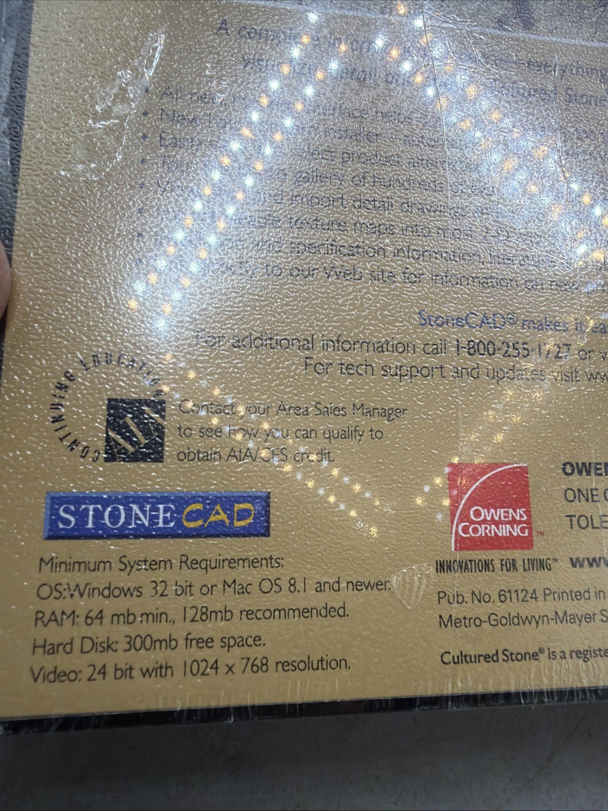 Stone Cad Version 4.0Cultured Stone Interactive Design Tools New Sealed
