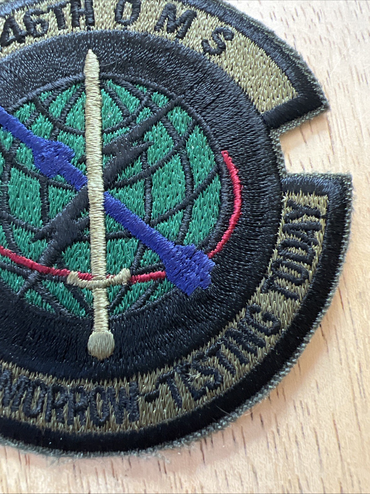 USAF 3246th Oms Ensuring Tomorrow Testing Today Patch