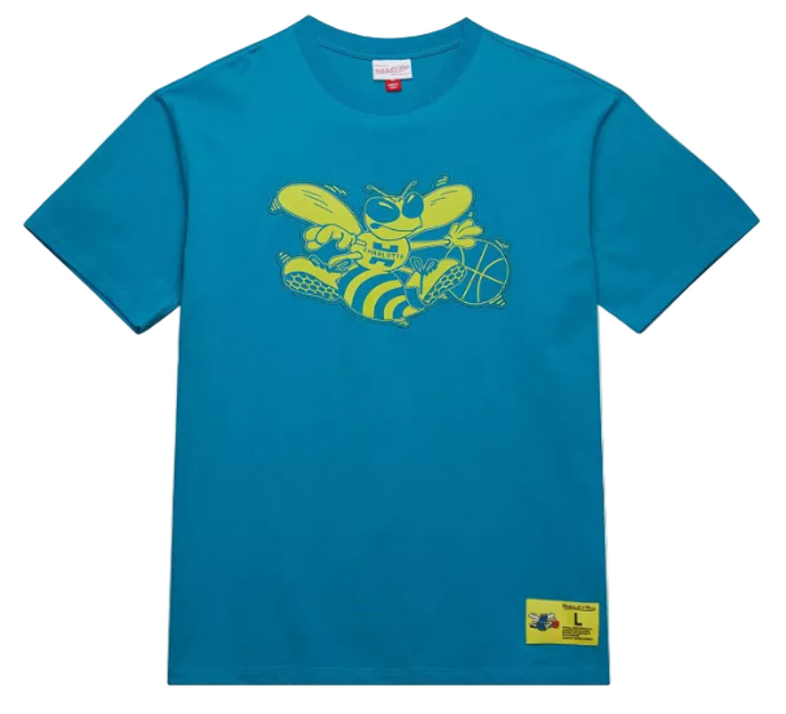 Mitchell & Ness Charlotte Hornets Neon Night Premium Tee