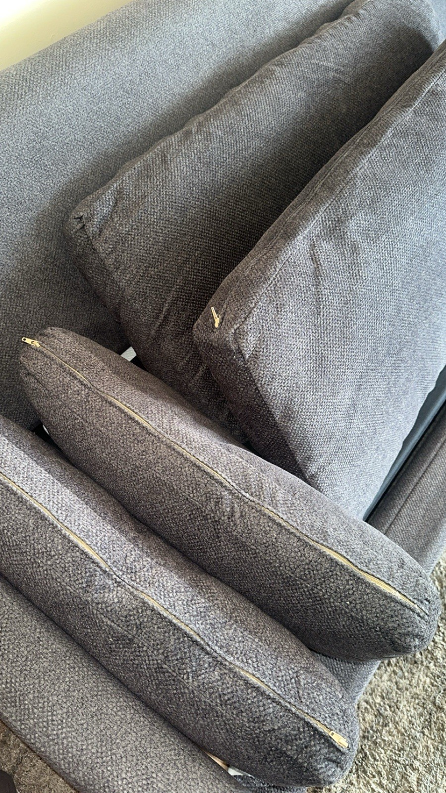 Lena Sleeper Sofa Bed Reversible Seat Cushions And Back Pillows