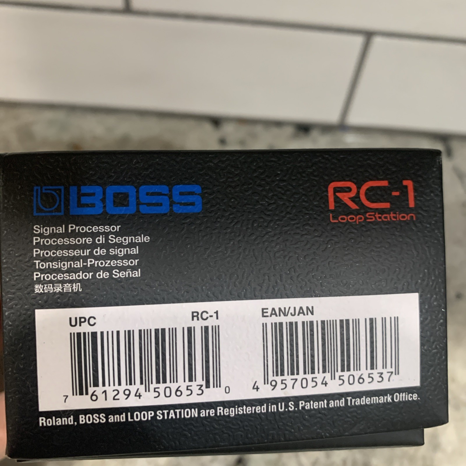 Boss RC-1 Loop Station Effect Pedal New in Open Box