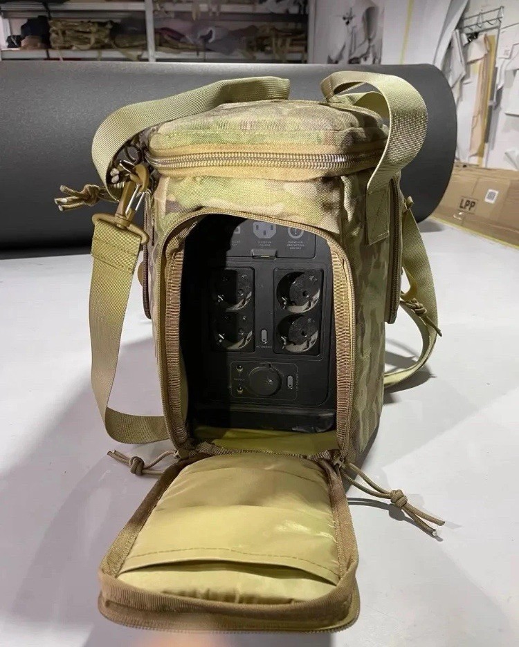 Shockproof bag for EcoFlow/EcoFlow DELTA 2 with damper, multicam