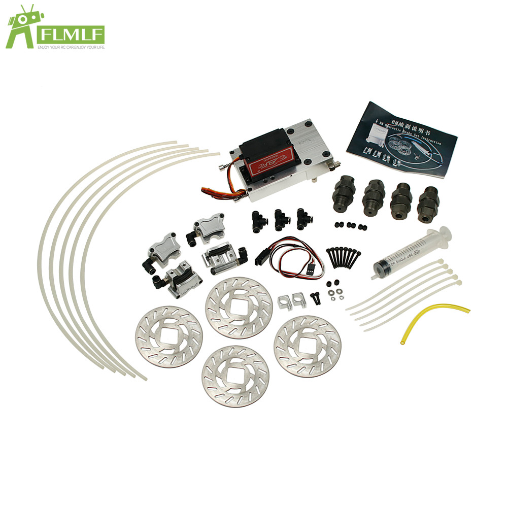 FLMLF Four Wheel Hydraulic Brakes Set for 1/5 Rovan RC CAR PARTS FG Big Truck