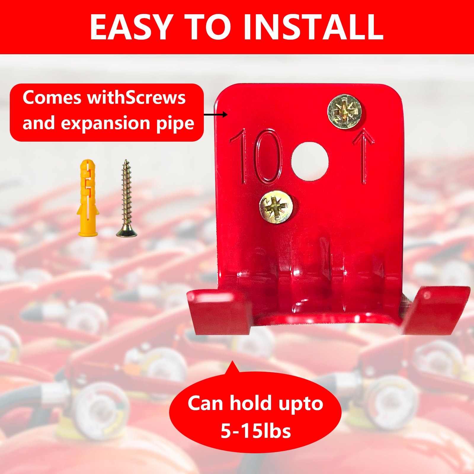 Fire Extinguisher Mounts & Brackets,4 Pack Fire Extinguisher Brackets and Hol...