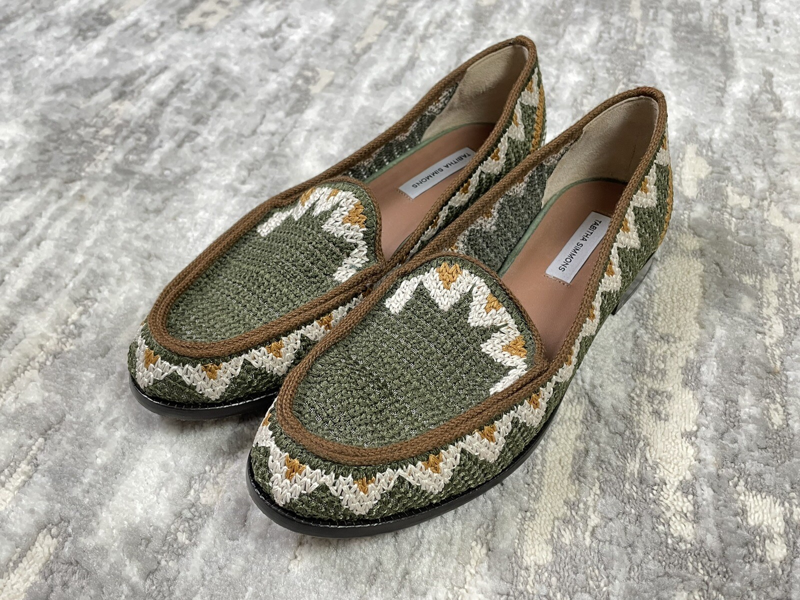 TABATHA SIMMONS GREEN FLATS SIZE 37.5