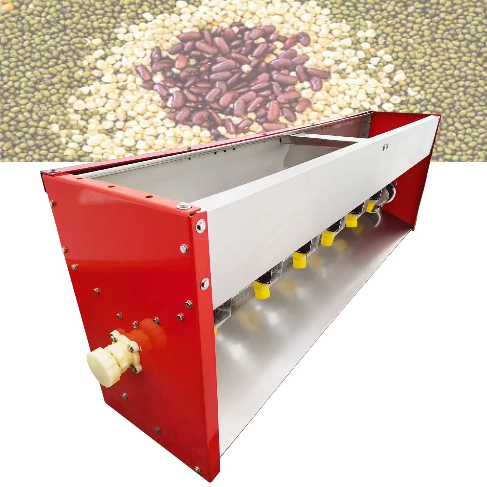Fertilizer Spreading Seeder Stainless Steel Tricycle Rear Seed Spreader 100kg